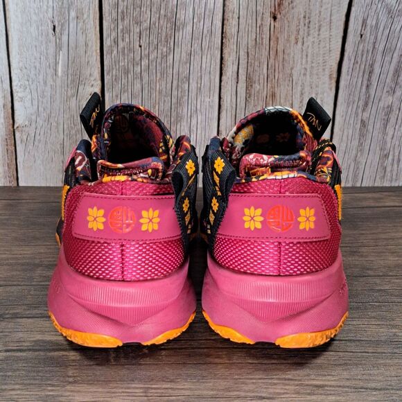 Adidas Dame 8 Chinese New Year Lillard CNY Maroon Black Basketball Shoes Men's 8 - Picture 4 of 9